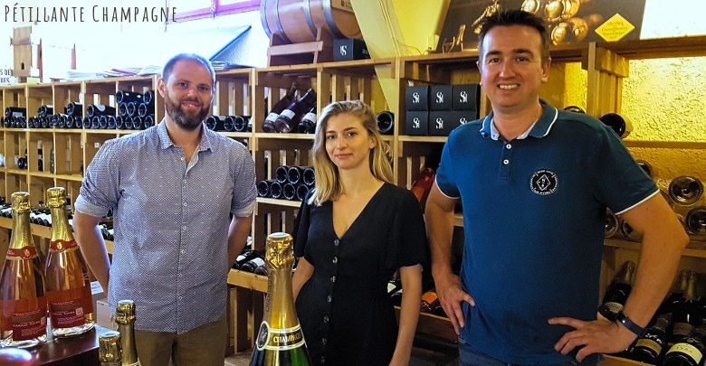 Damien et Xavier de la Grande Boutique du Vin à Reims
