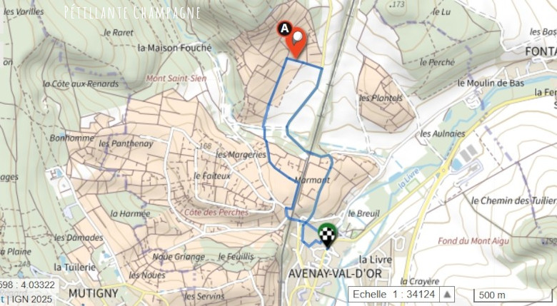 IGN Rando Avenay Val d'Or